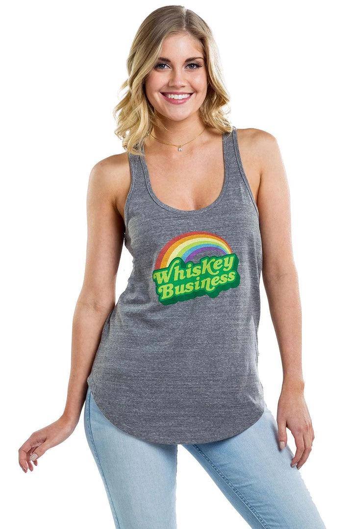 Tipsy Elves Women's Whiskey Business Tank Top 3 Tipsy Elves Women's Whiskey Business Tank Top