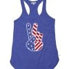 Tipsy Elves Women's Patriotic Peace Tank Top 2 Tipsy Elves Women's Patriotic Peace Tank Top